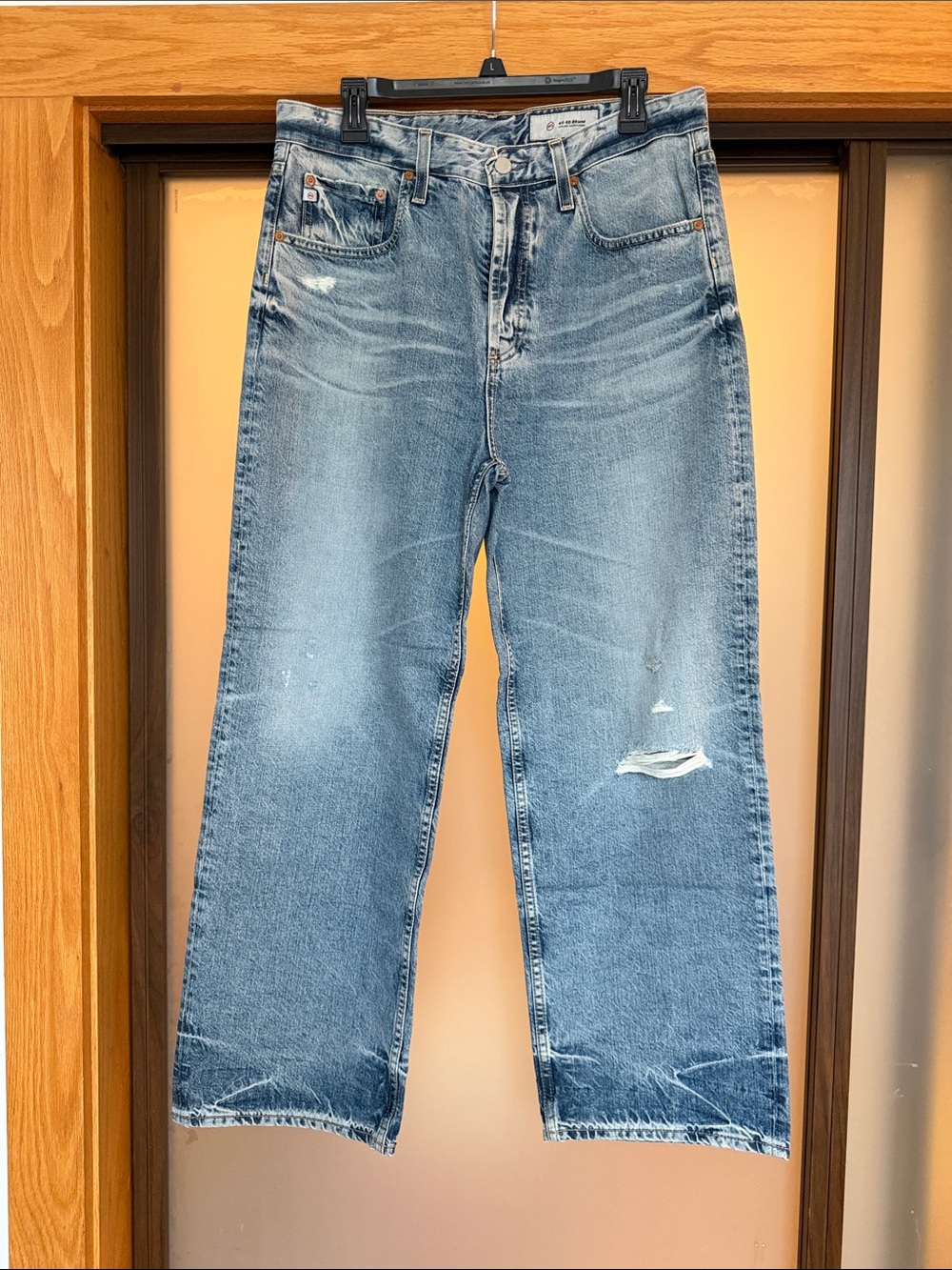 NWOT Ag Adriano Goldschmied Knoxx High rise baggy Boyfriend Jeans